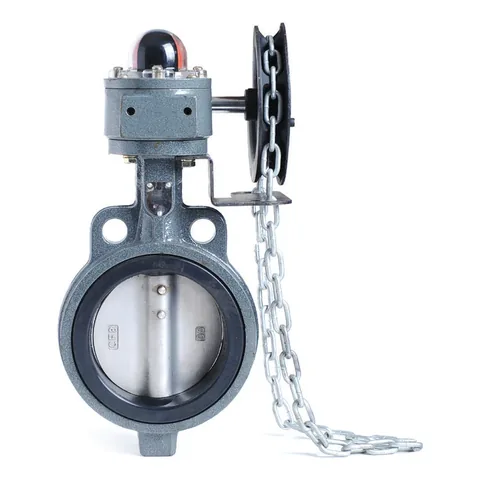 Cast Iron Butterfly Valve, Chain Operated (1MPa)